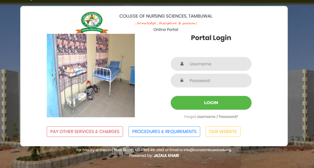 College of Nursing Science Tambuwal Past Questions and Answers