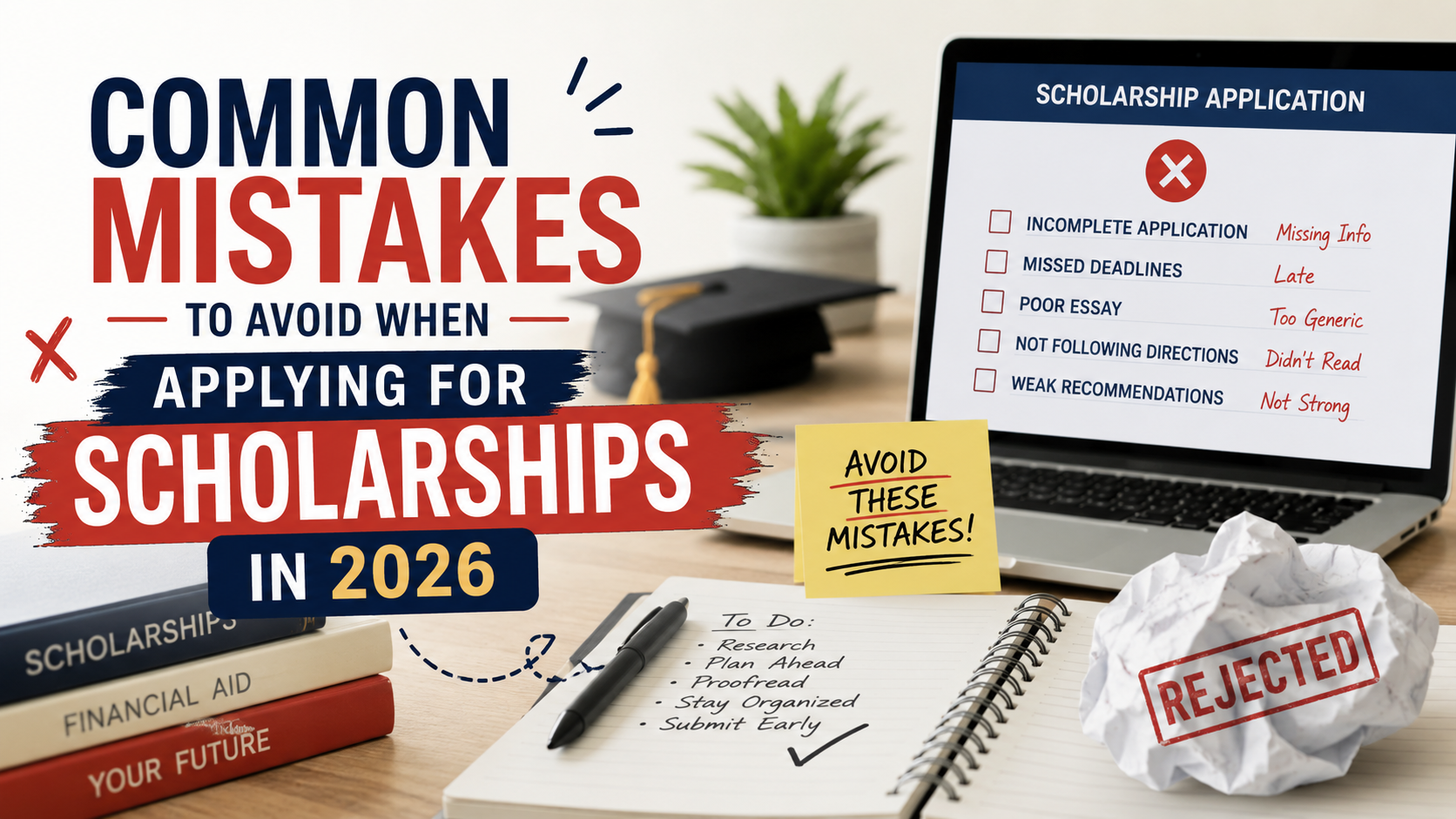 Common Mistakes to Avoid When Applying For Scholarships in 2026